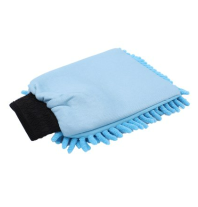 Rasta Microfiber Wash Mitt (Blue)