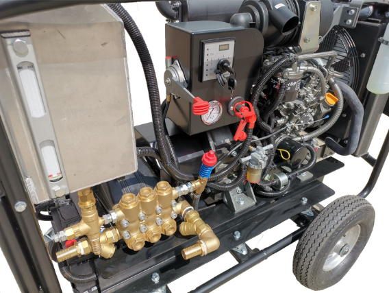 Yanmar XL 3TNV - 3 Cylinder Industrial Diesel Pressure Washer 33Lpm 300Bar Hawk Pump