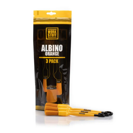 Work Stuff Detailing Brush ALBINO Orange 3-pack